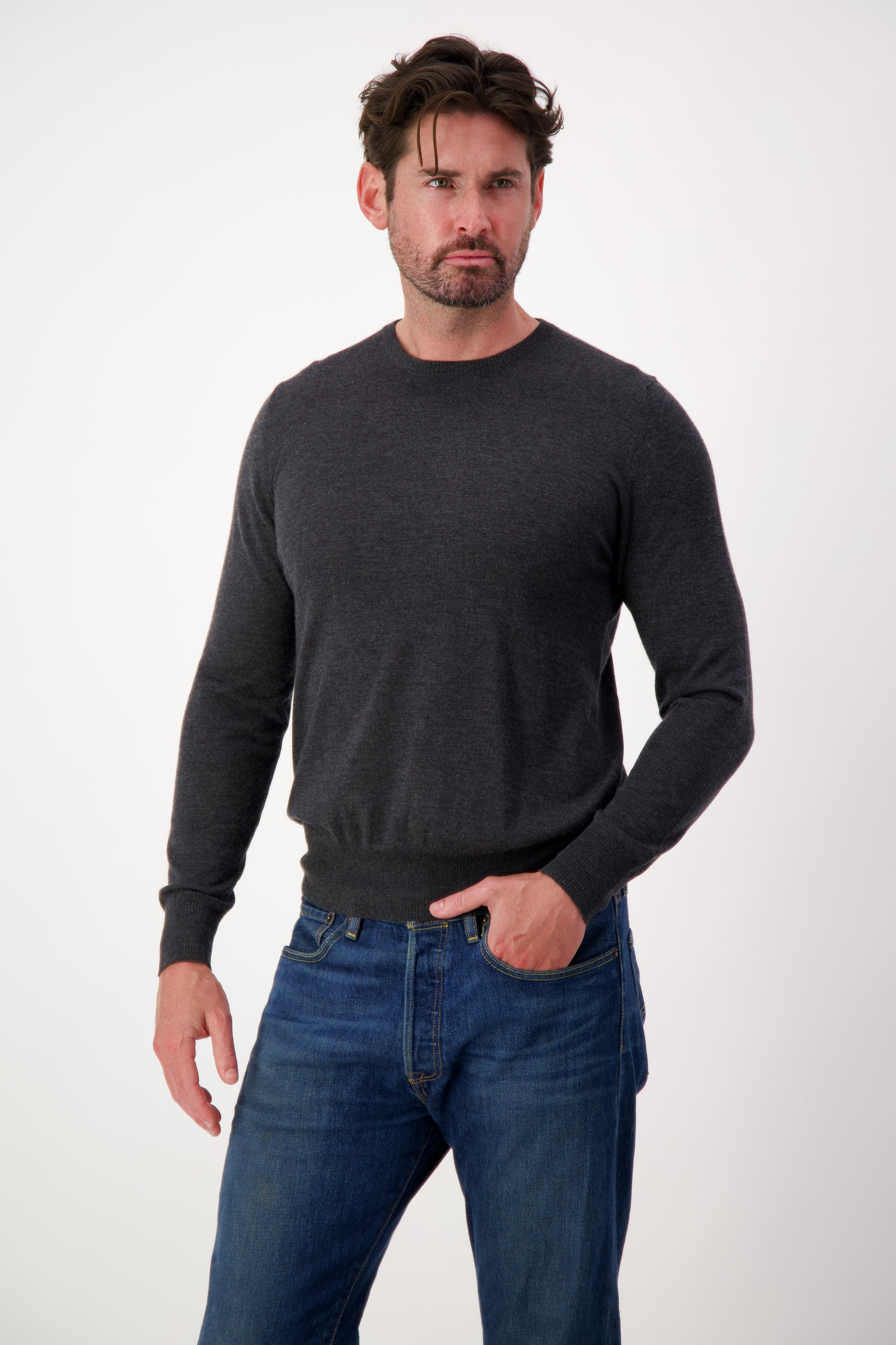 Baby Cashmere Crew Neck - Nuan Cashmere - classic - elegant - cashmere