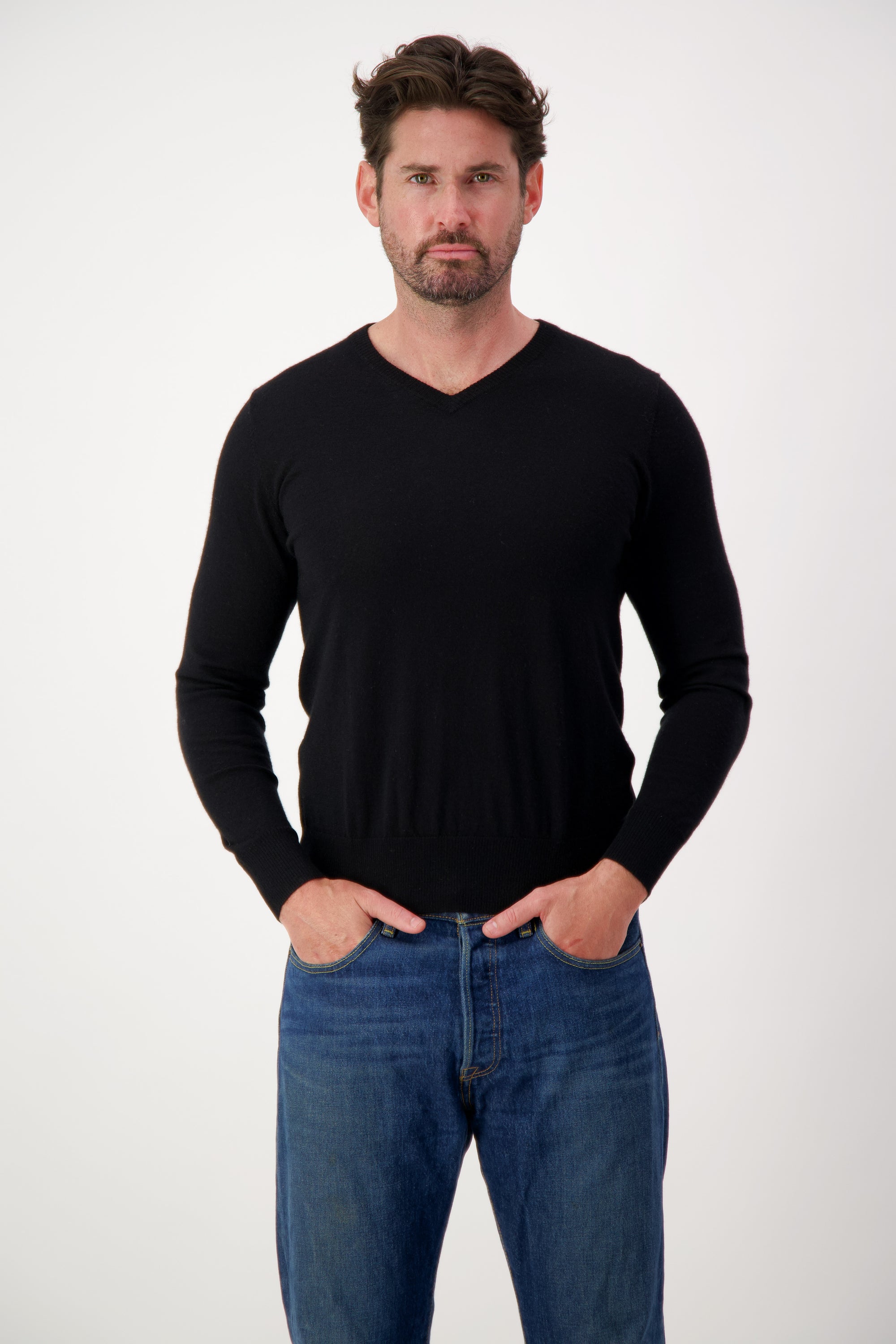 Baby Cashmere V-Neck - Nuan Cashmere - classic - elegant - cashmere