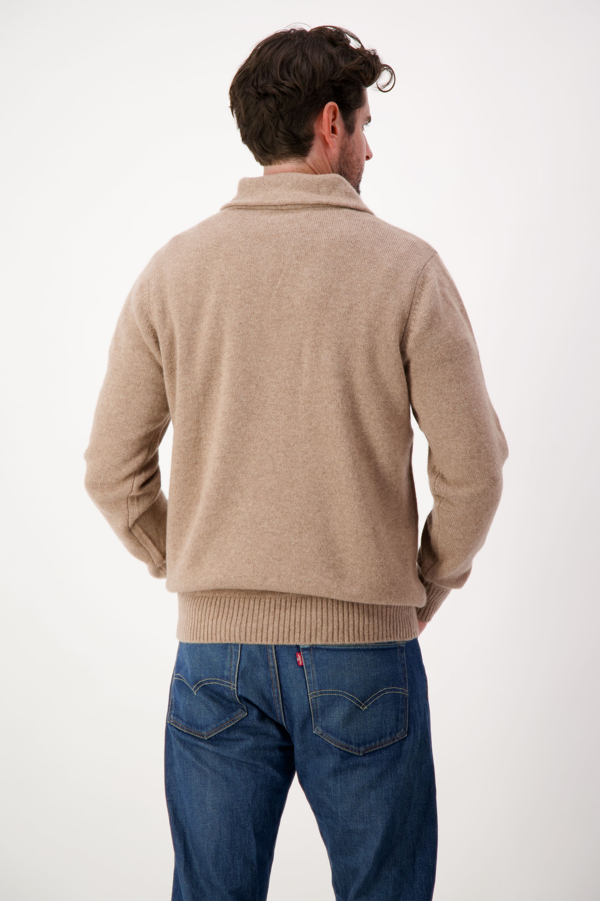 Cable Accent Cashmere Sweater - Nuan Cashmere - classic - elegant - cashmere