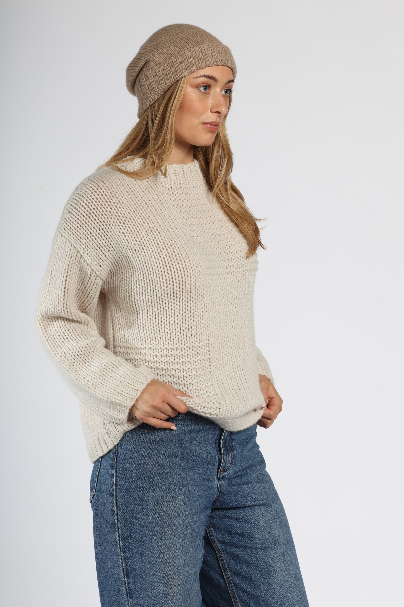 Patchwork Relaxed Sweater