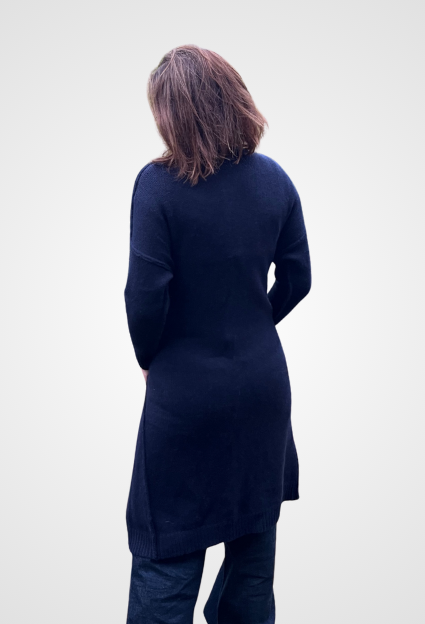 Chunky Coat with Buttons