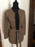 Belted Cardigan with Leather Accents
