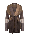 Patchwork Cashmere Coat