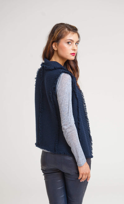 Experience Classic Elegance with COCO Vest by Nuan Cashmere: Premium Cashmere Fashion