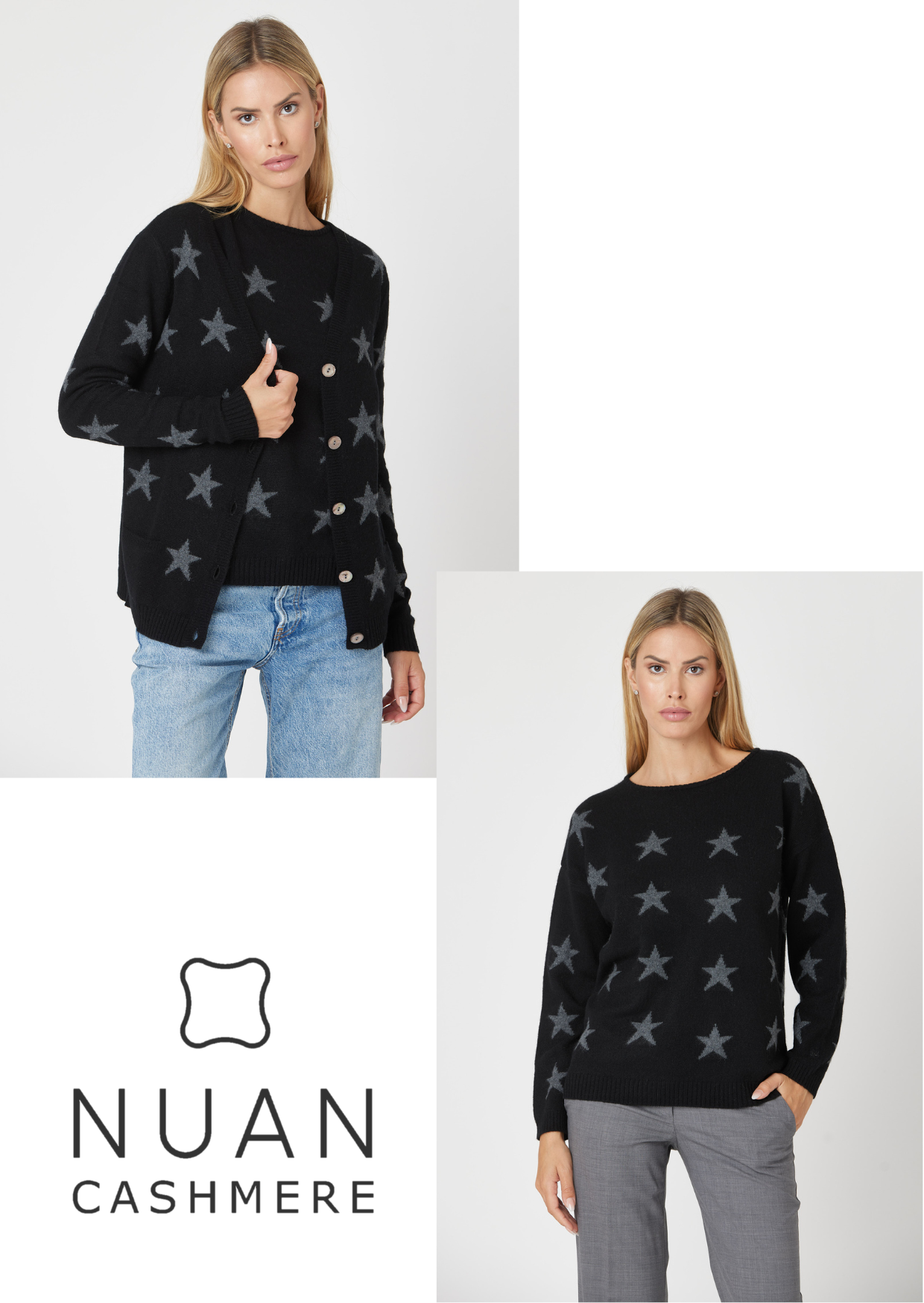 Star Sweater & Star Cardigan