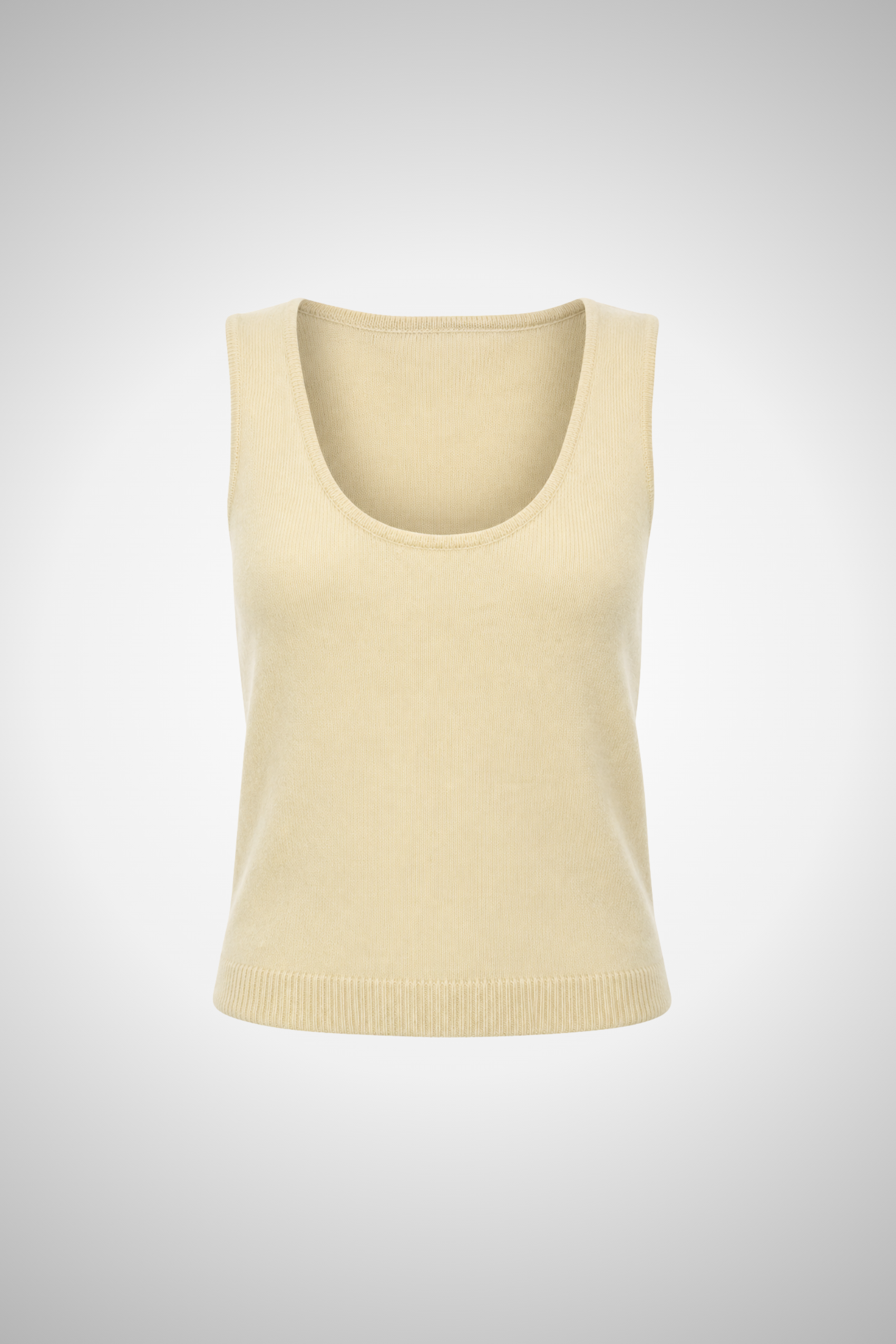 Womens Crop Cashmere Tank - Custom