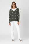 Relaxed Cashmere Star Cardigan