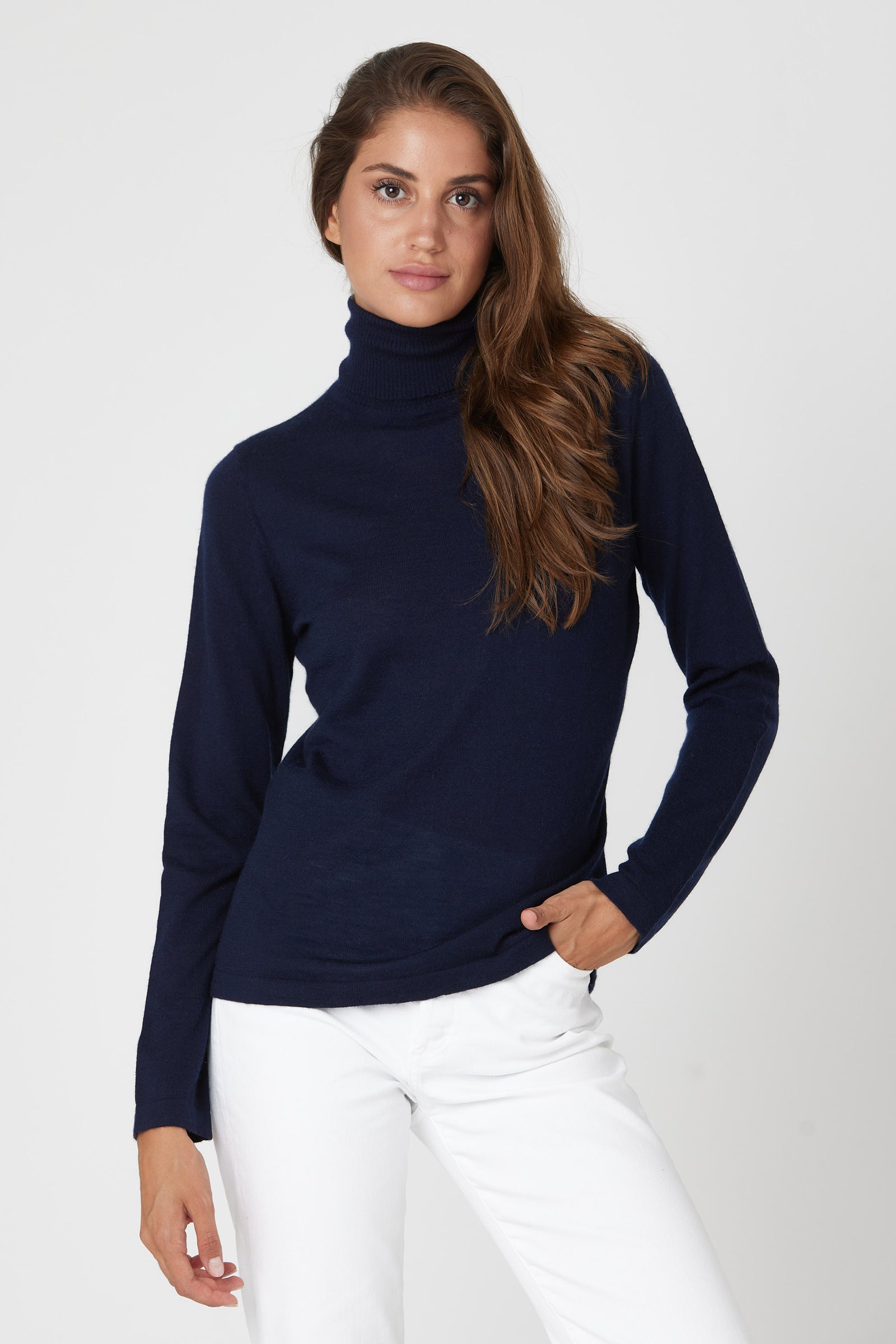 Baby Cashmere Turtleneck - Nuan Cashmere - classic - elegant - cashmere