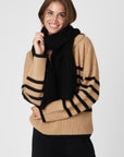 COCO Fringed Scarf - Nuan Cashmere - classic - elegant - cashmere