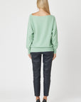 Off The Shoulder Sweater - Nuan Cashmere - classic - elegant - cashmere