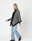 Houndstooth Cardigan - Nuan Cashmere - classic - elegant - cashmere