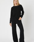 Wide Leg Cashmere Pant - Nuan Cashmere - classic - elegant - cashmere
