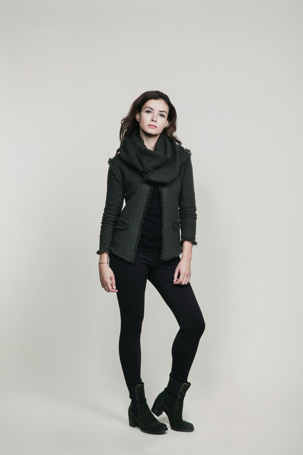 Classic COCO Jacket - Nuan Cashmere - classic - elegant - cashmere