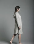 Handknit Cable Coat - Nuan Cashmere - classic - elegant - cashmere