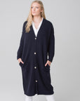 Chunky Coat with Buttons - Nuan Cashmere - classic - elegant - cashmere