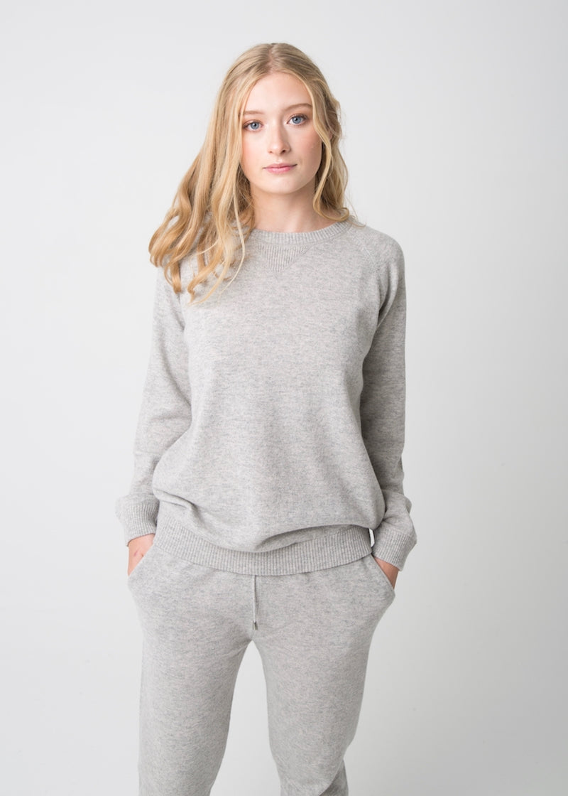 Cashmere Sweat Crew - Nuan Cashmere - classic - elegant - cashmere