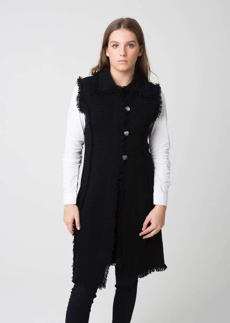 COCO Long Waistcoat - Nuan Cashmere - classic - elegant - cashmere