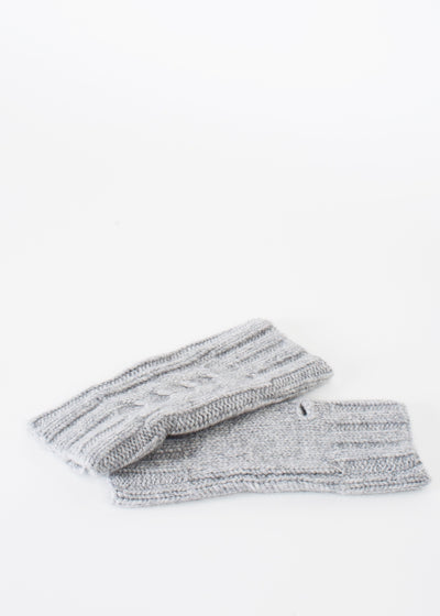 Cable knit wrist warmers - Nuan Cashmere - classic - elegant - cashmere