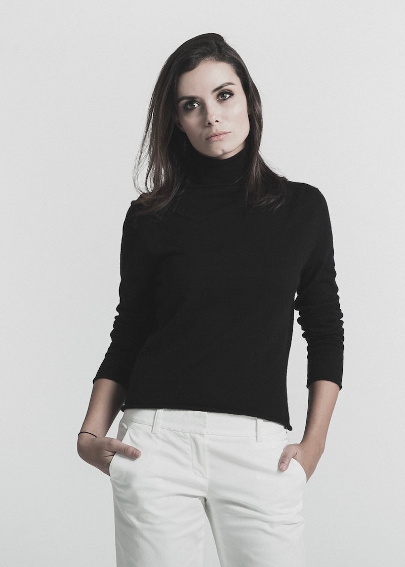 Baby Cashmere Turtleneck - Nuan Cashmere - classic - elegant - cashmere