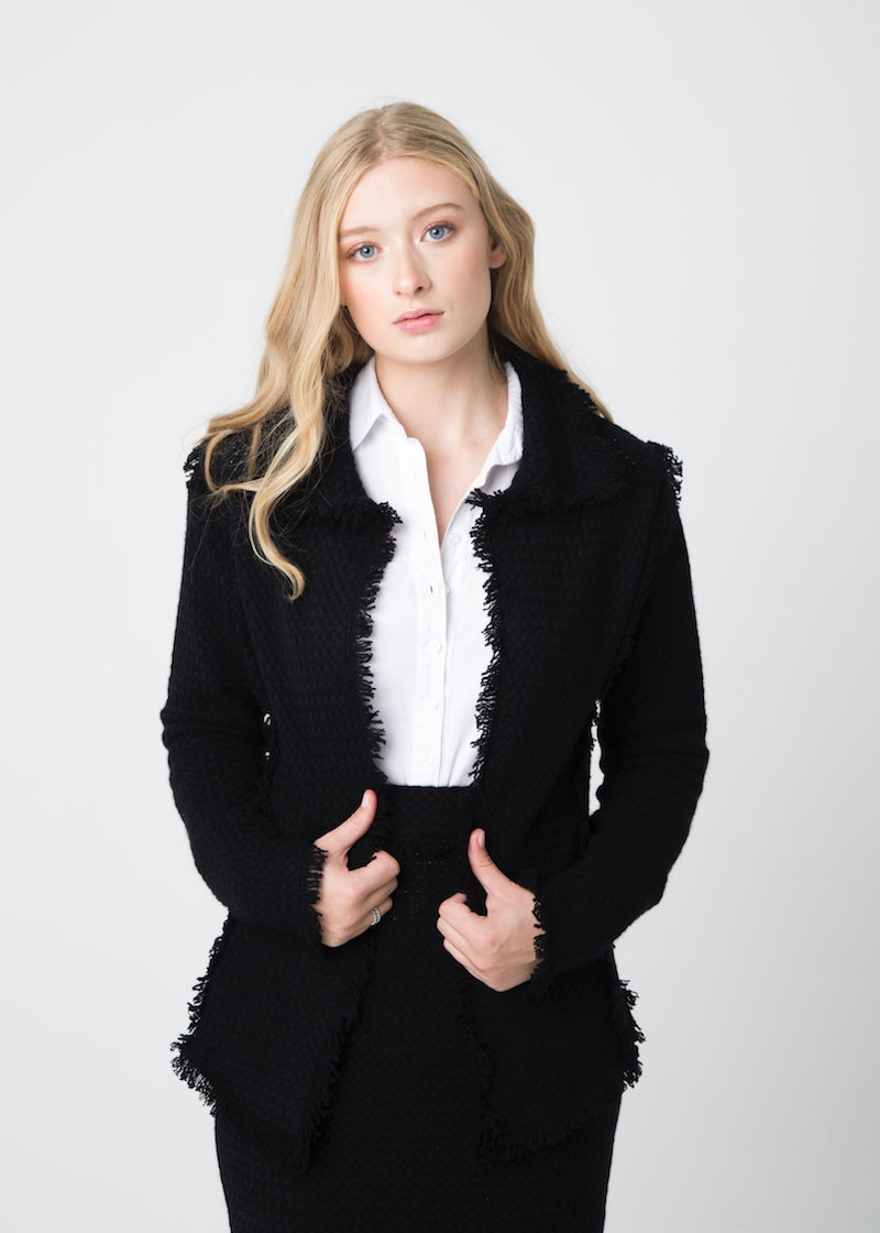 Classic COCO Jacket - Nuan Cashmere - classic - elegant - cashmere