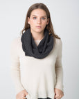 Textured Infinity Scarf - Nuan Cashmere - classic - elegant - cashmere
