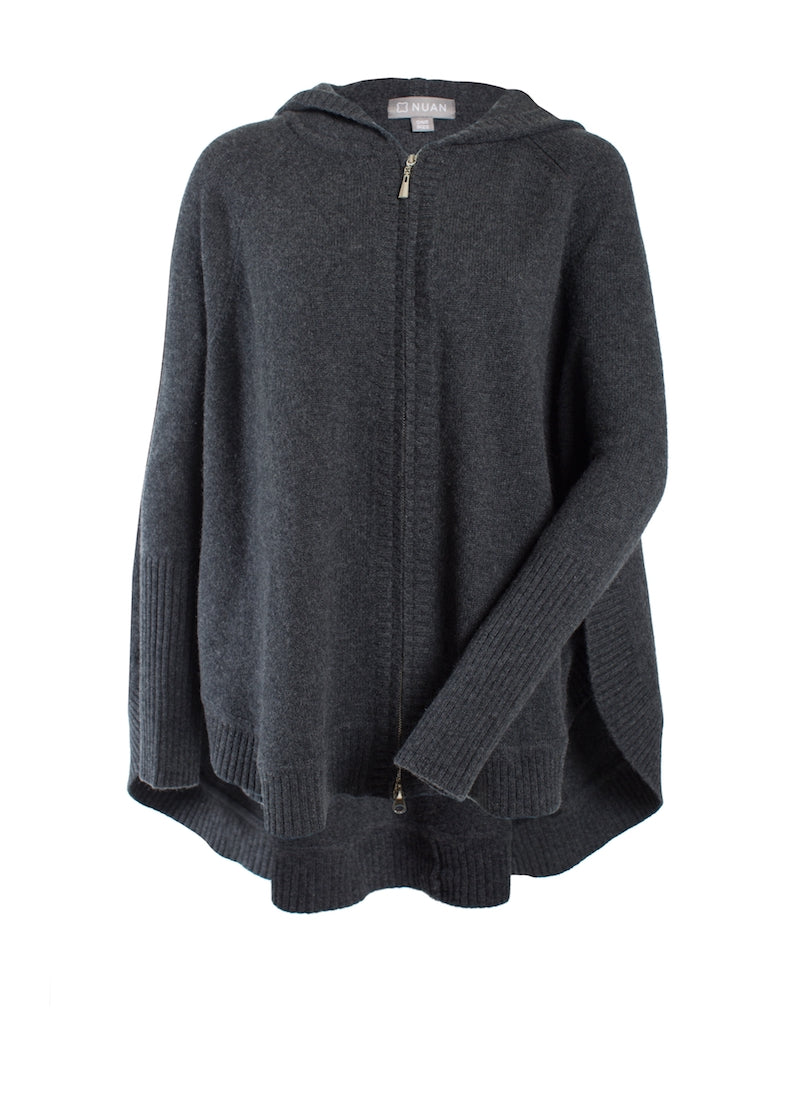 Poncho Hoodie - Nuan Cashmere - classic - elegant - cashmere