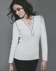 Cashmere Henley - Nuan Cashmere - classic - elegant - cashmere