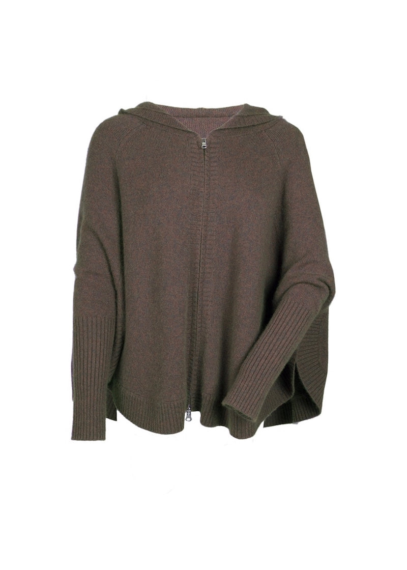 Poncho Hoodie - Nuan Cashmere - classic - elegant - cashmere