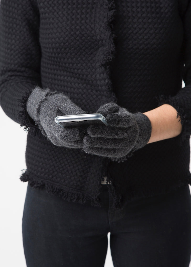 COCO Screen Touch Gloves - Nuan Cashmere - classic - elegant - cashmere