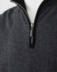 Half Zip Sweater - Nuan Cashmere - classic - elegant - cashmere