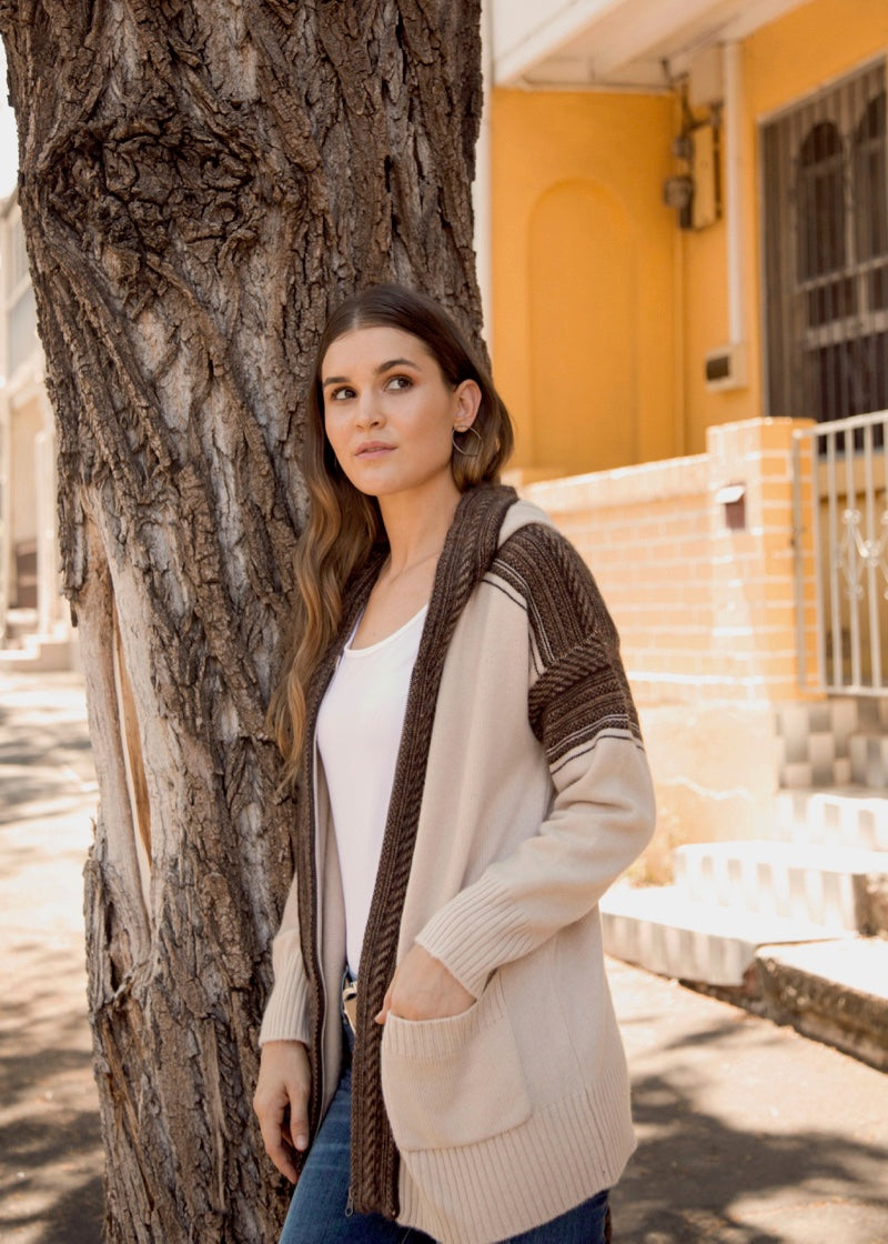 Ski Hoodie - Nuan Cashmere - classic - elegant - cashmere