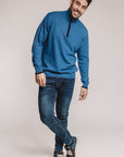 Half Zip Sweater - Nuan Cashmere - classic - elegant - cashmere