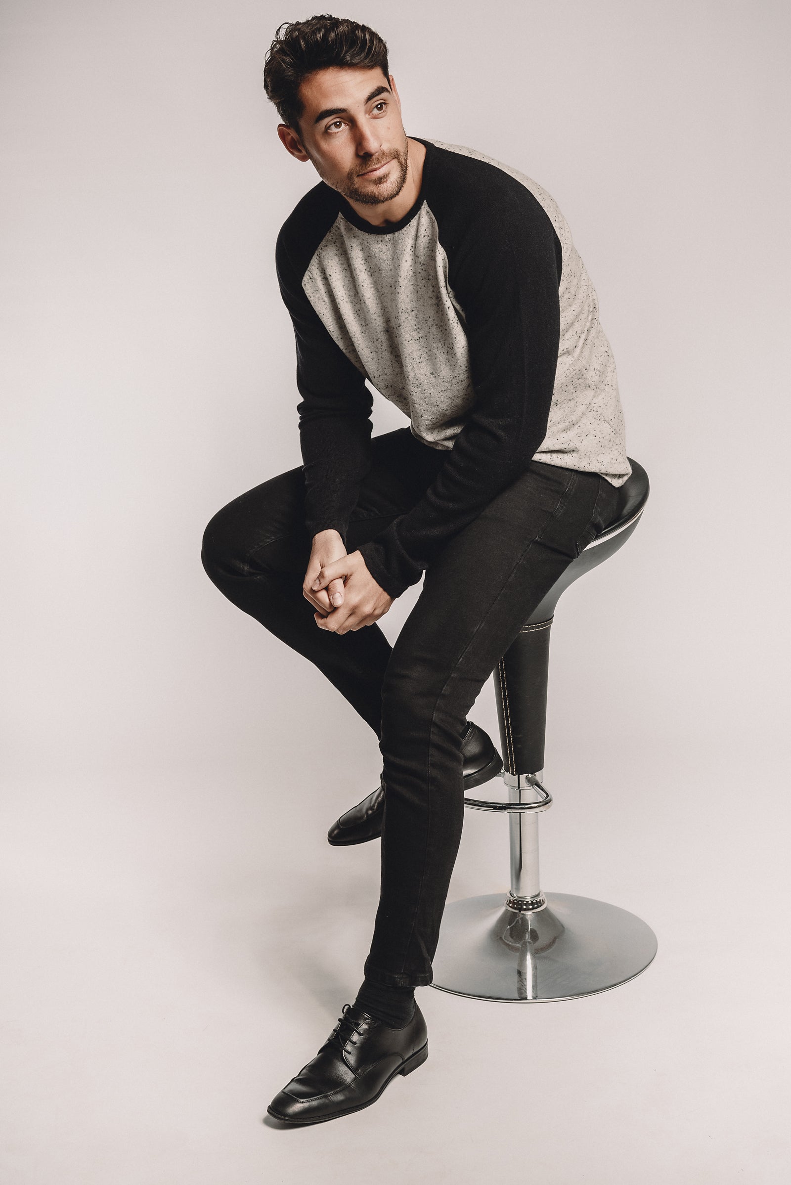 Baseball Sweater - Nuan Cashmere - classic - elegant - cashmere