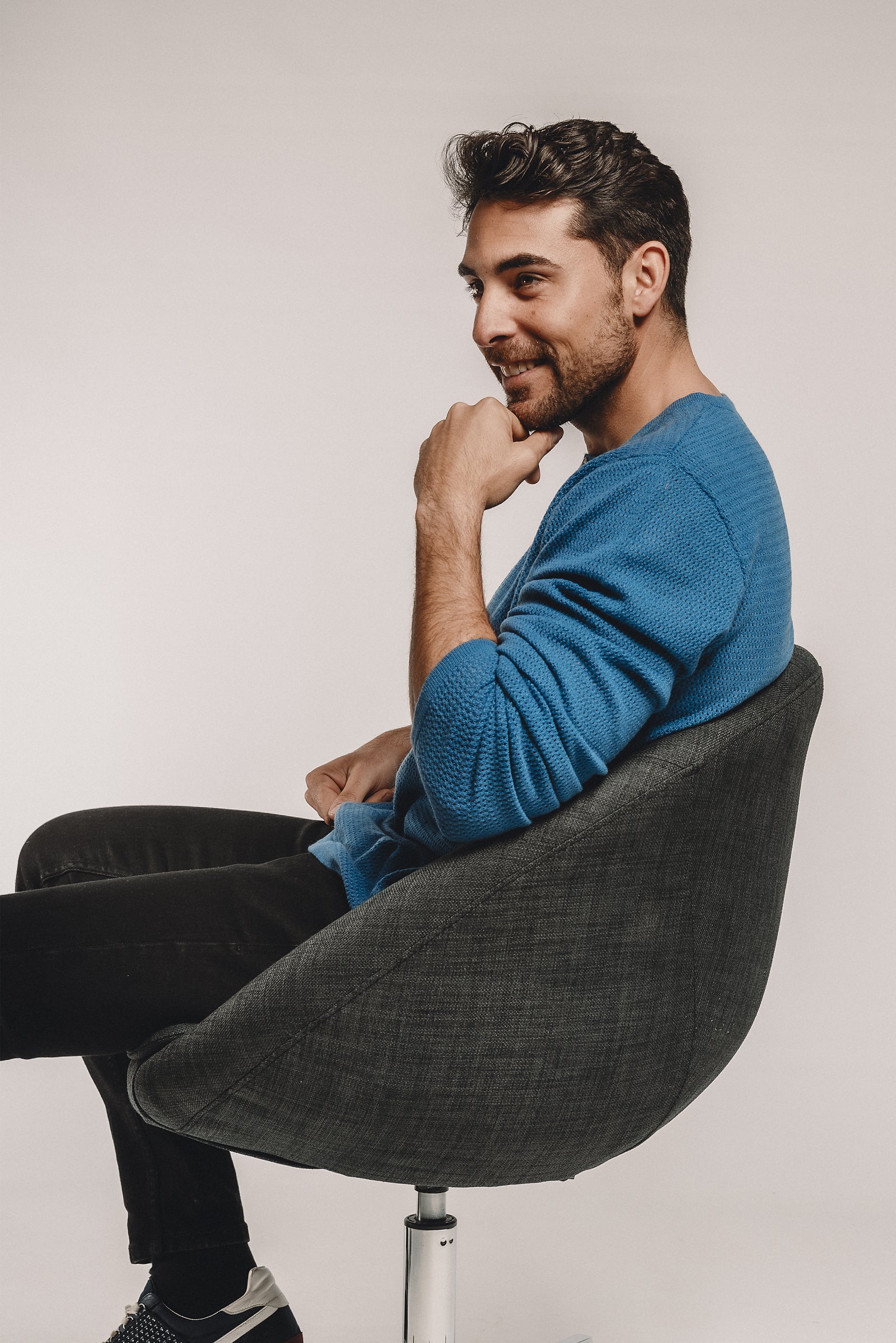 Waffle Henley - Nuan Cashmere - classic - elegant - cashmere