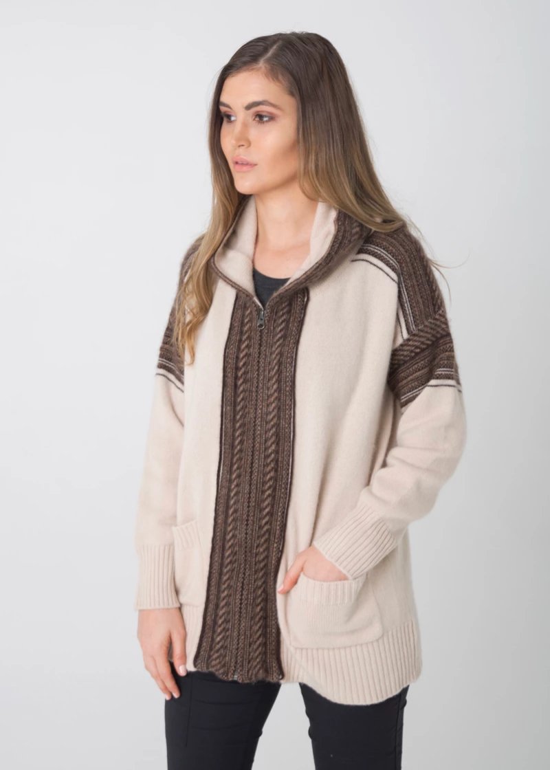 Ski Hoodie - Nuan Cashmere - classic - elegant - cashmere