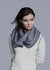 Doubled Sided Ribbed Infinity Scarf - Nuan Cashmere - classic - elegant - cashmere