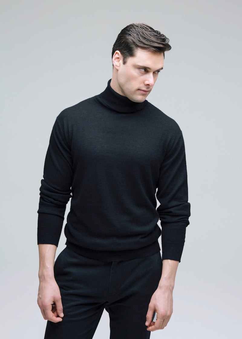 Cashmere polo neck deals