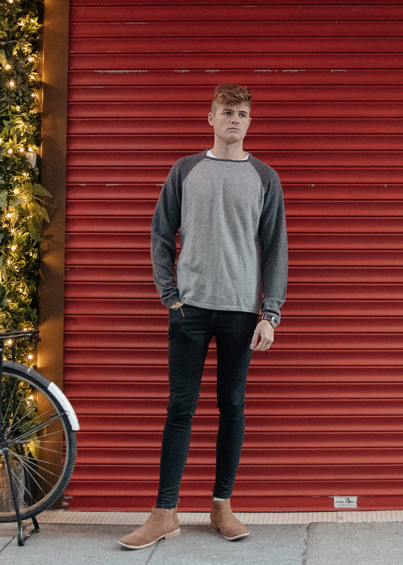 Baseball Sweater Nuan Cashmere