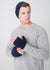 Ribbed knit wrist warmers - Nuan Cashmere - classic - elegant - cashmere