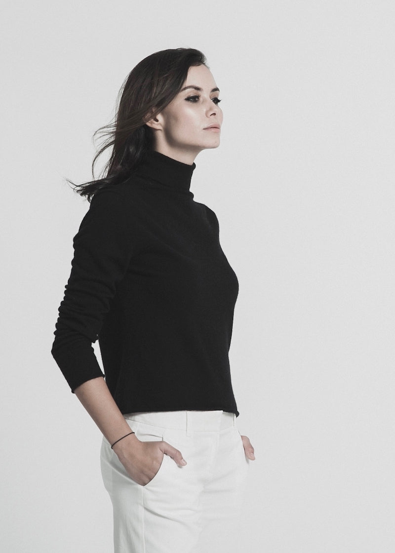 Baby Cashmere Turtleneck - Nuan Cashmere - classic - elegant - cashmere