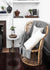 Lumbar Plain-Knit Cushion - Nuan Cashmere - classic - elegant - cashmere