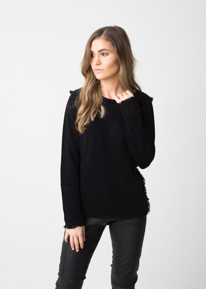 COCO Nautical luxe Crew Neck - Nuan Cashmere - classic - elegant - cashmere