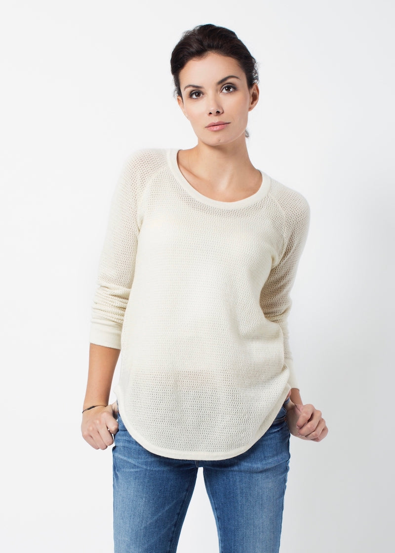 Waffle Sweater - Nuan Cashmere - classic - elegant - cashmere