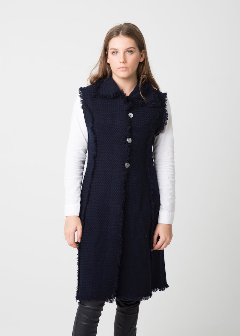 COCO Long Waistcoat - Nuan Cashmere - classic - elegant - cashmere