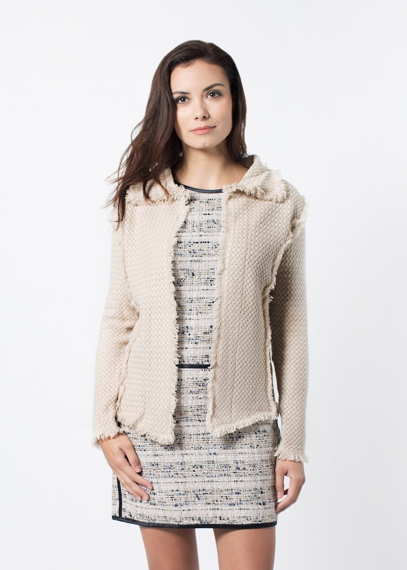 Classic COCO Jacket - Nuan Cashmere - classic - elegant - cashmere