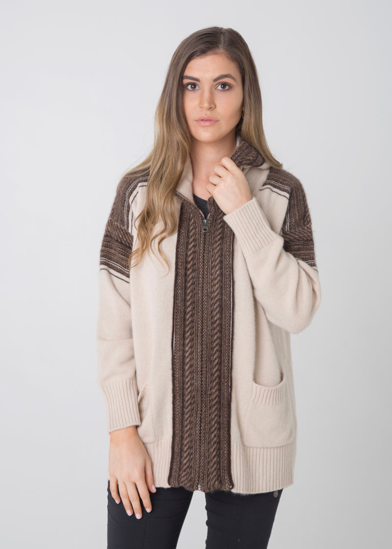 Ski Hoodie - Nuan Cashmere - classic - elegant - cashmere