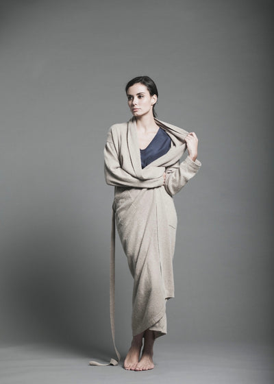 Luxury Cashmere Robe - Nuan Cashmere - classic - elegant - cashmere