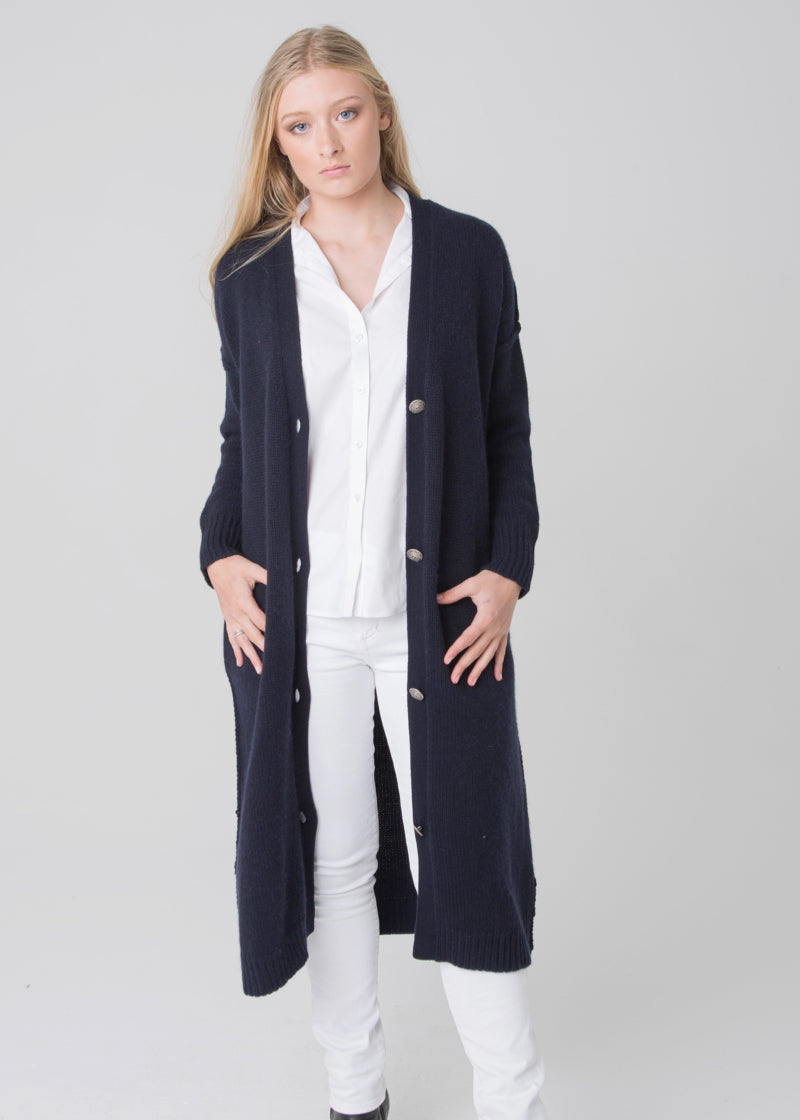 Chunky Coat with Buttons - Nuan Cashmere - classic - elegant - cashmere