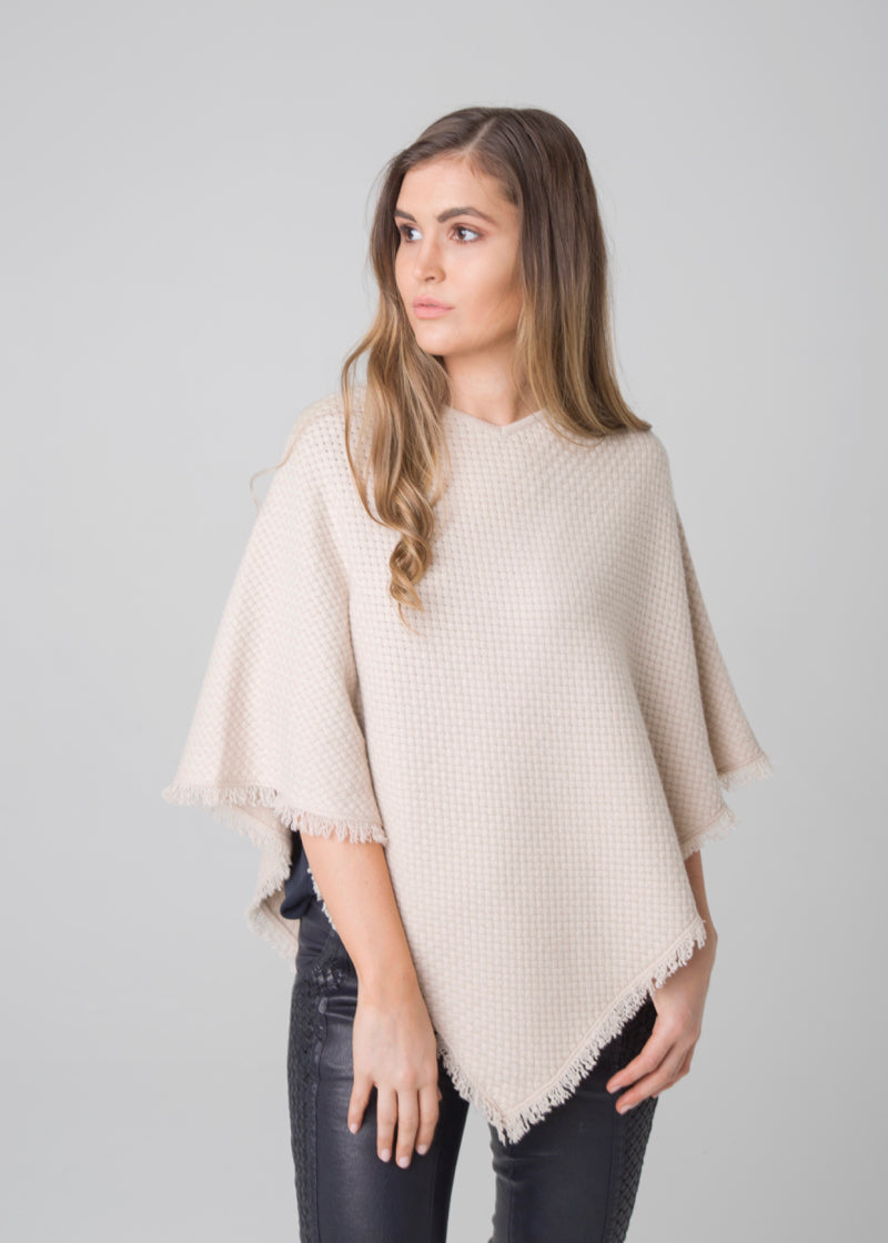 COCO Poncho - Nuan Cashmere - classic - elegant - cashmere