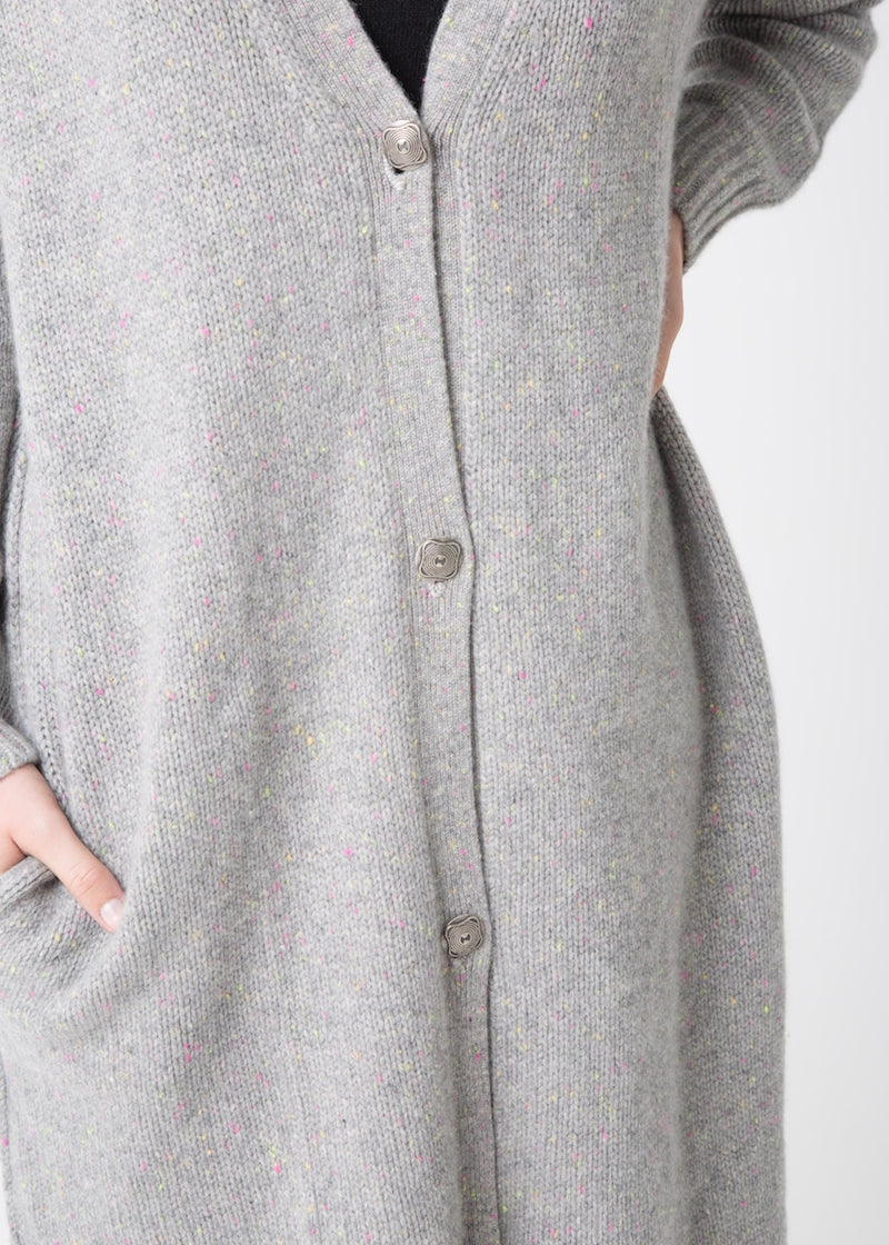 Chunky Coat with Buttons - Nuan Cashmere - classic - elegant - cashmere
